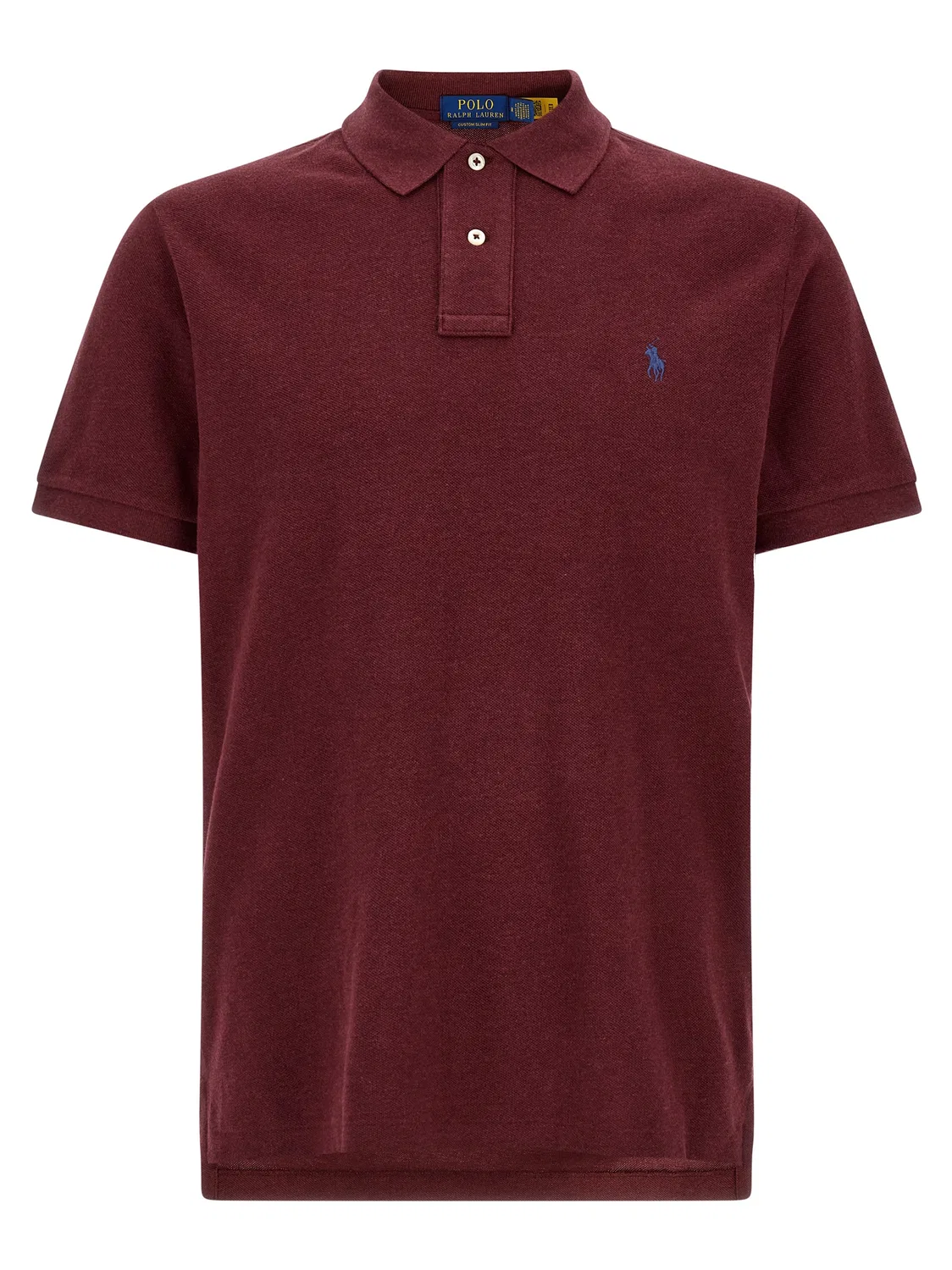 Мужское поло с коротким рукавом Bordeaux Cotton Polo Shirt Polo Ralph Lauren, Bordeaux