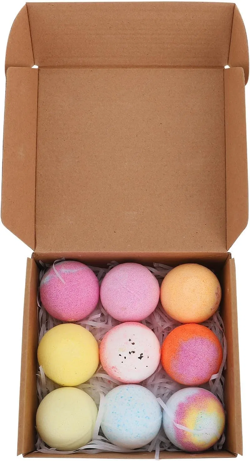 Набор бомбочек для ванны, 9 шт, 60 г, VICASKY, Almond