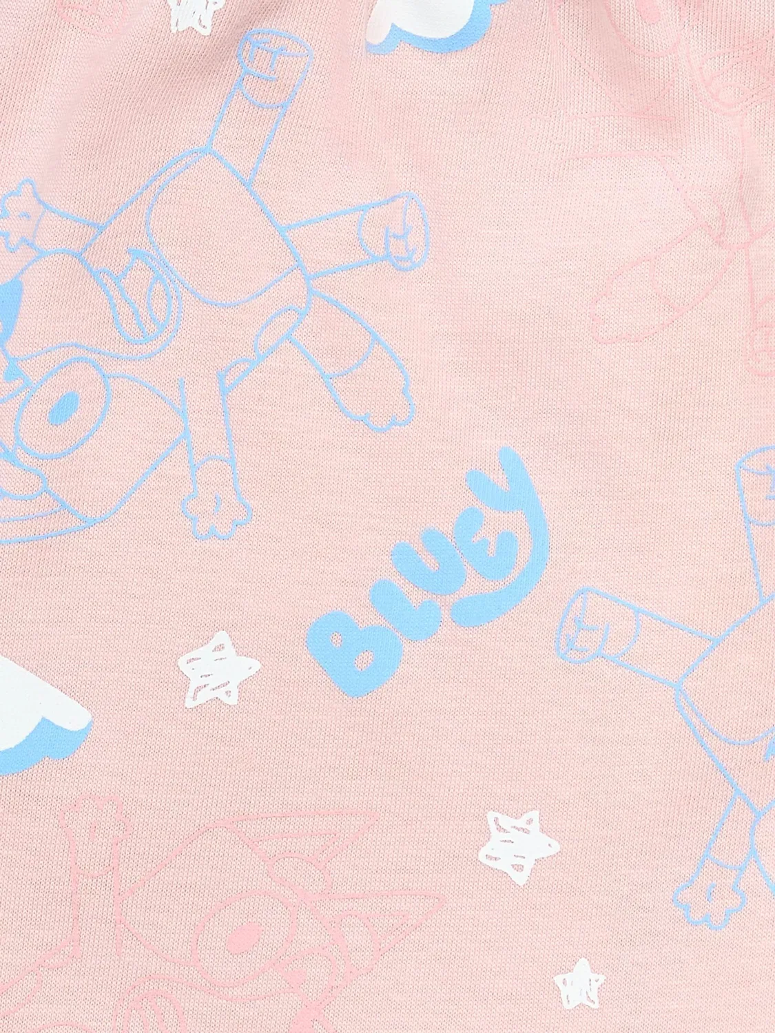 Пижама для девочек Bluey Brand Threads, розовый — фото 4