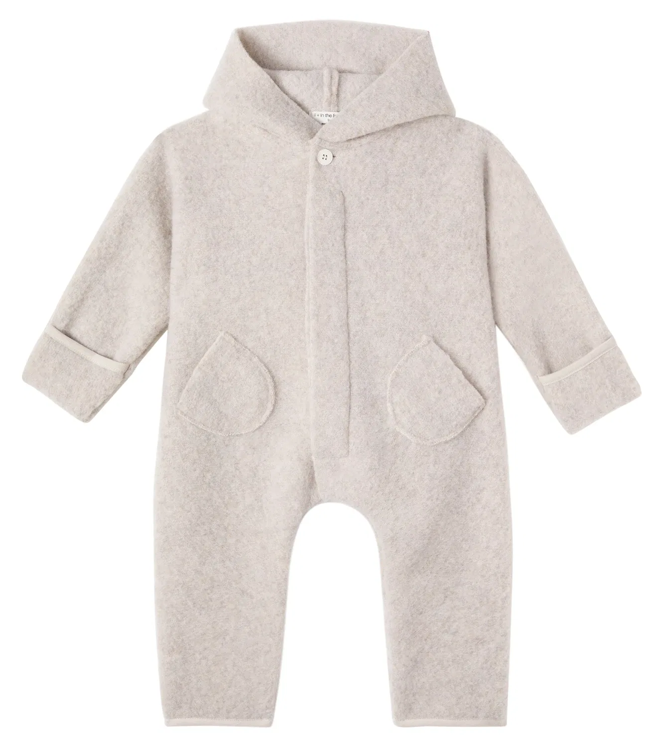 Комбинезон с капюшоном Baby Bjorn 1 + In The Family, бежевый