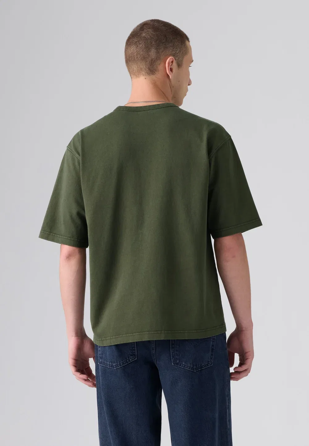 Плотная ткань - базовая футболка Levi'S, Garment Dye Rosin — фото 3