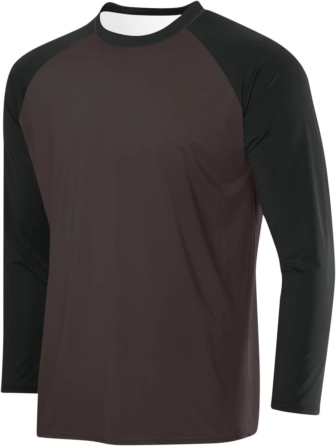 Мужская спортивная футболка с контрастными вставками Quick Dry, Brown