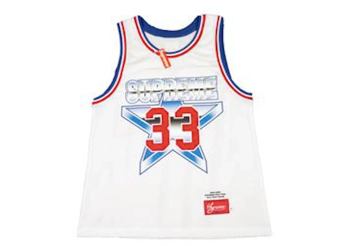 Мужская баскетбольная джерси Supreme Jersey, White
