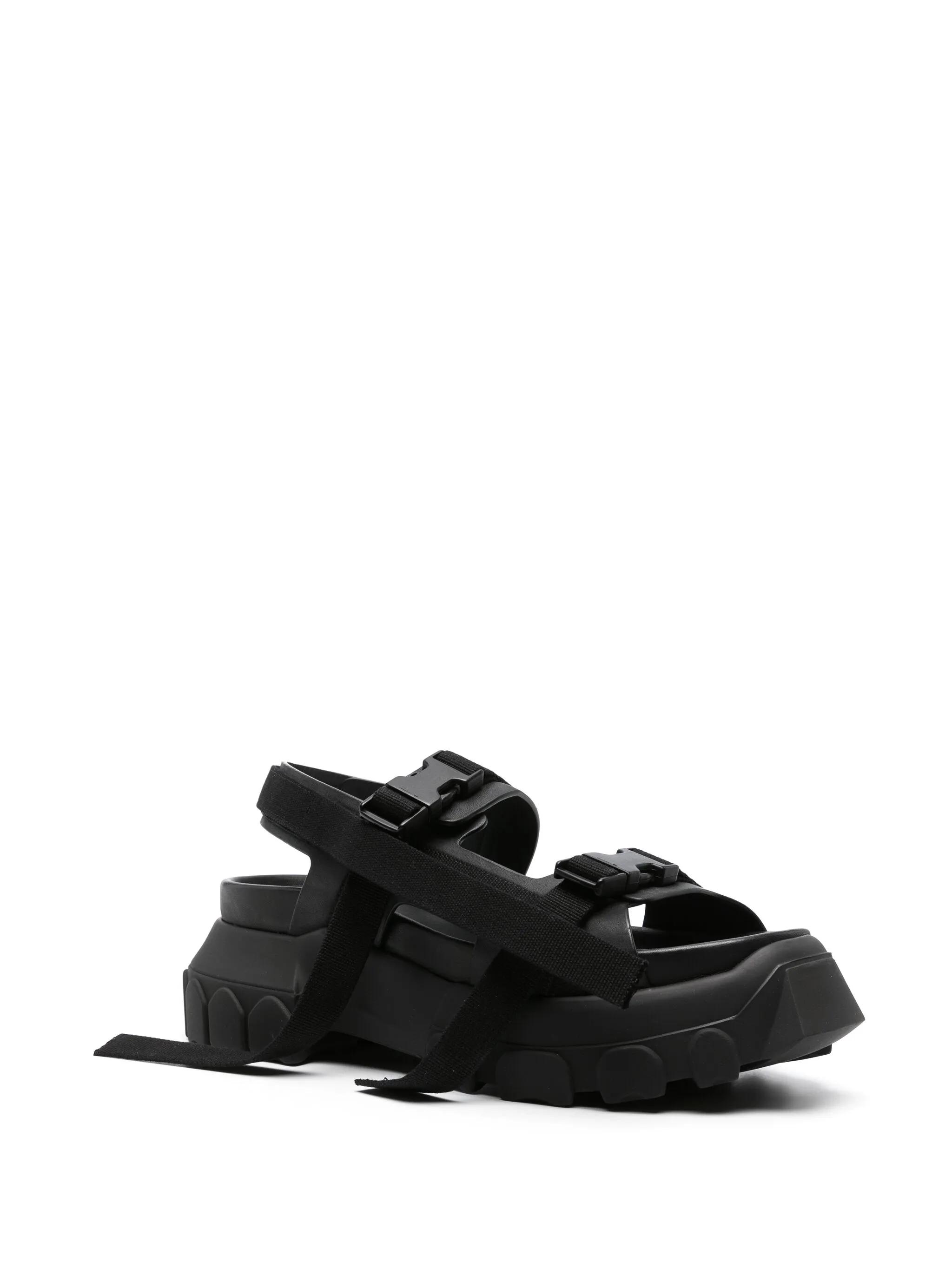 Сандалии Tractor на массивной подошве Rick Owens, черный — фото 2