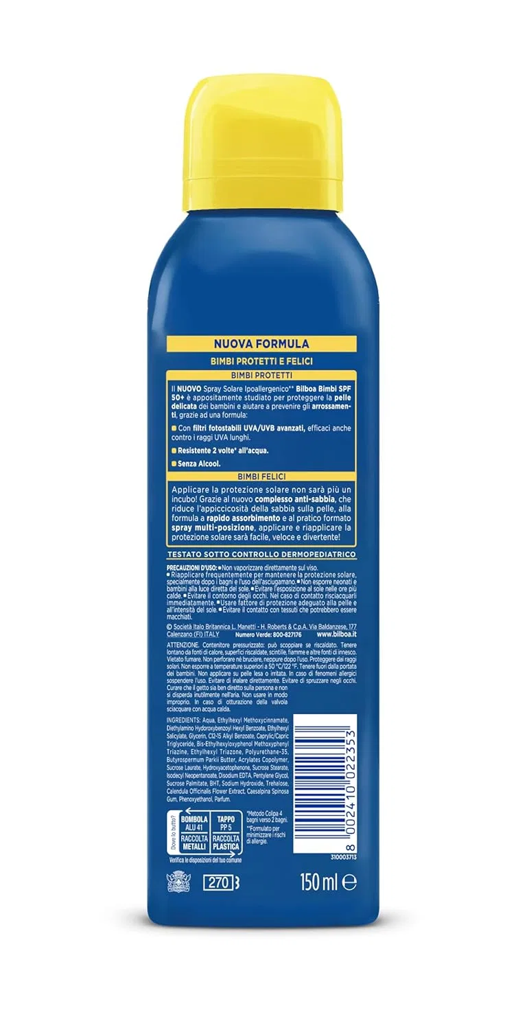 Детский солнцезащитный спрей SPF50+, 150 мл Bilboa — фото 2