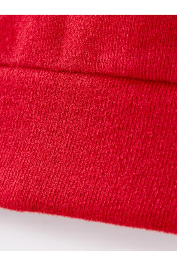 Детское худи для девочек с длинным рукавом Galatasaray kids half zip hoodie Gsstore, Red — фото 3