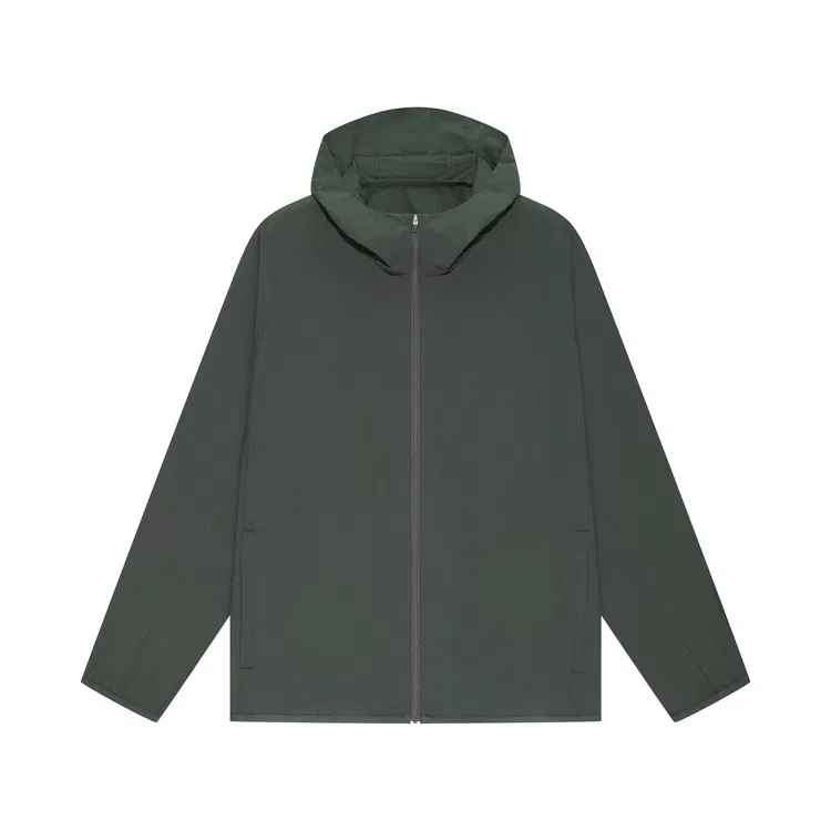 Детская куртка свободного кроя с капюшоном Nice Rice, Gray Green