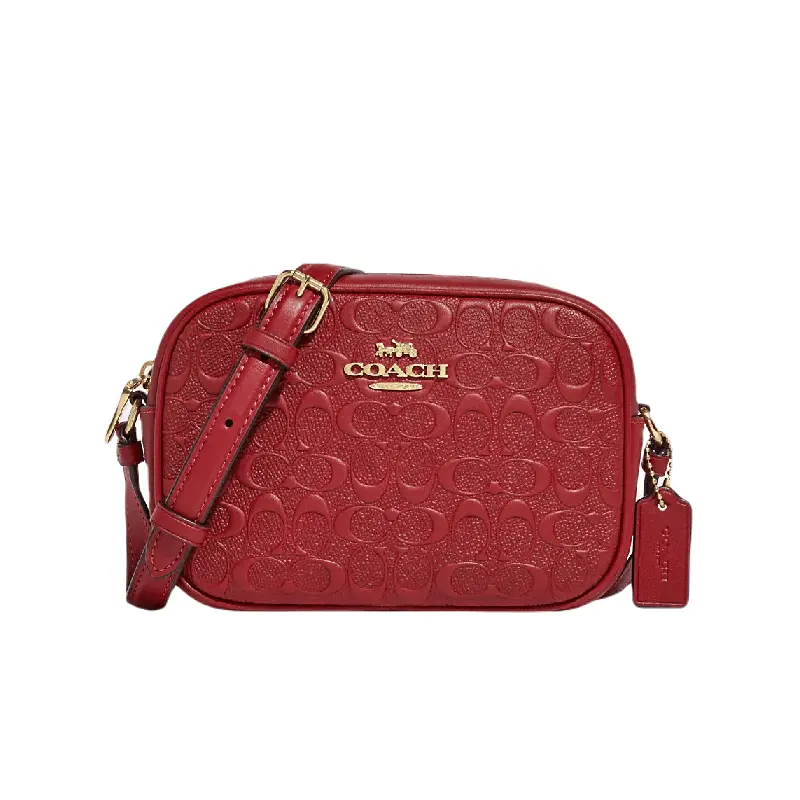 

Сумка Coach Outlet Mini Jamie Camera In Signature Leather, красный
