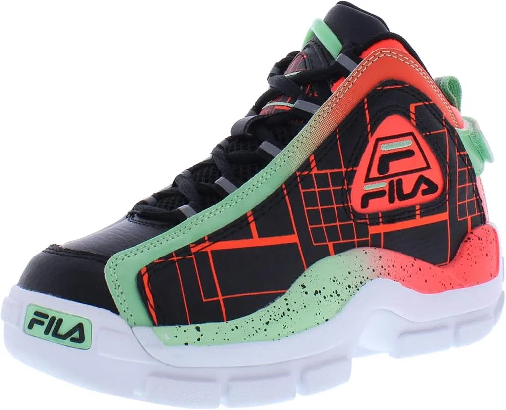 Детские кроссовки для мальчиков Basketball Fila, Black/Chinese Red/White