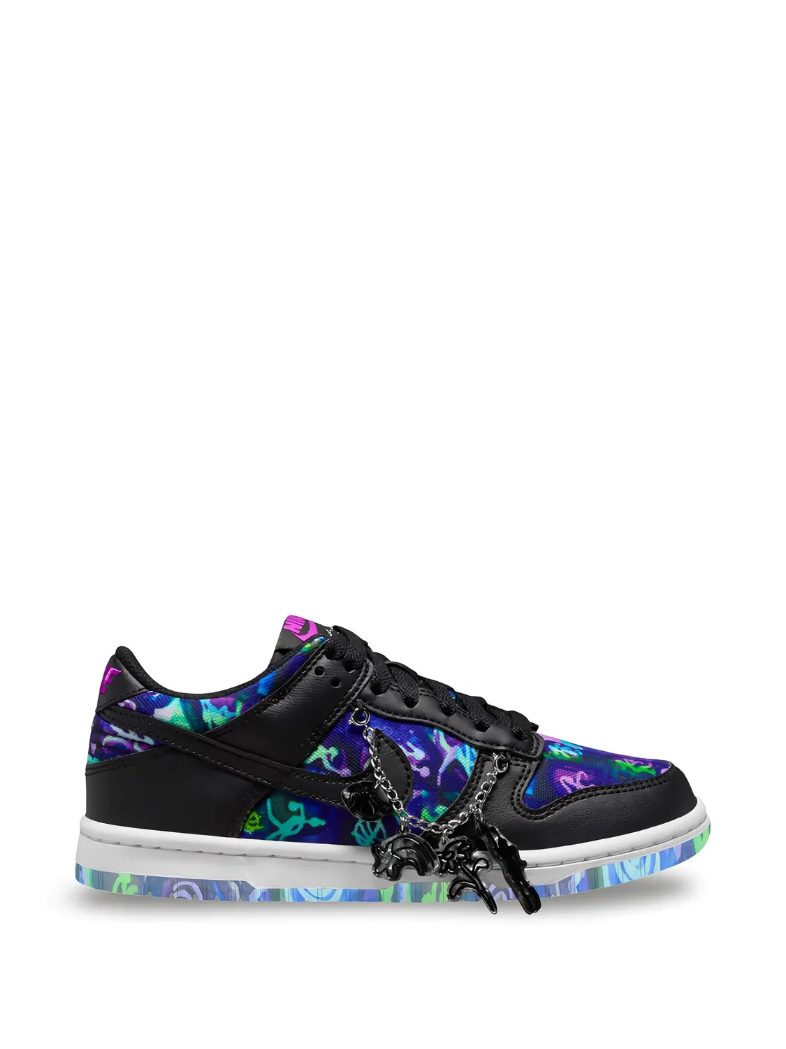 Кроссовки Dunk Low из коллаборации с Andrea Bergart Nike Kids, черный