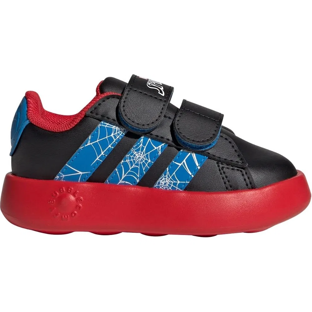 Детские кроссовки с логотипом Spider-Man на липучках adidas x Marvel Spider-Man Grand Court adidas