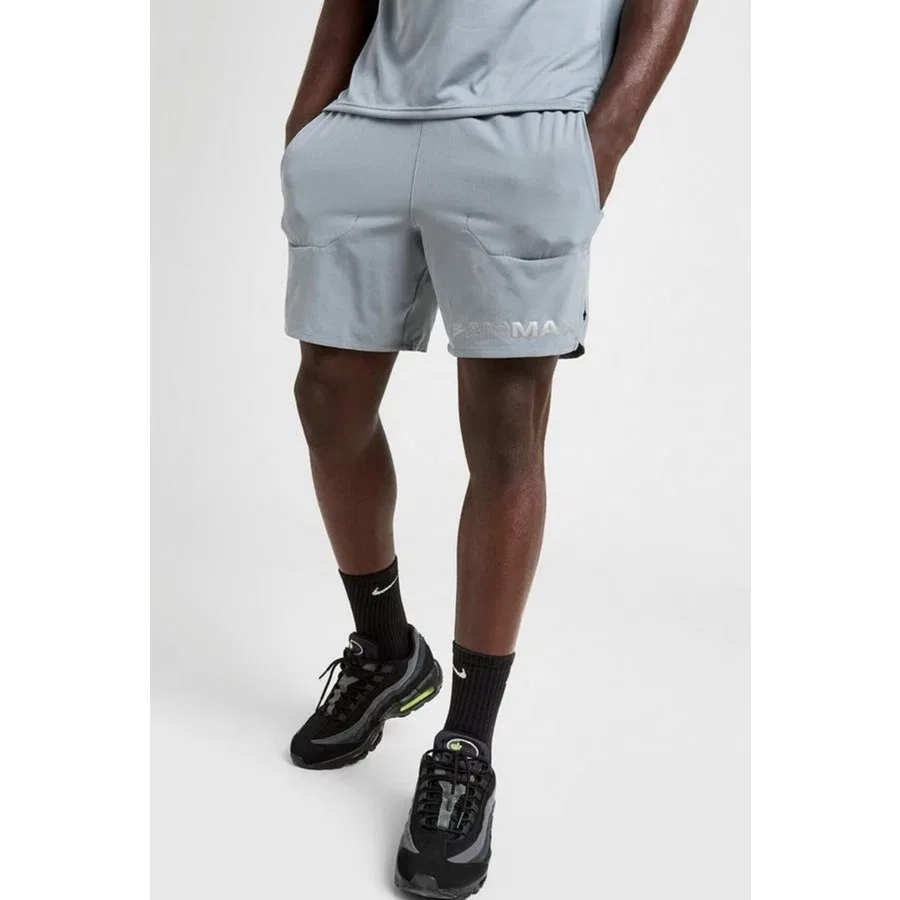 Шорты спортивные с принтом Dri-Fit Airmax Performance Nike, Серый — фото 2