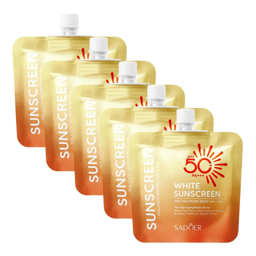 Солнцезащитный крем SPF 50+, JAWSEU, набор 5 шт, 30 г