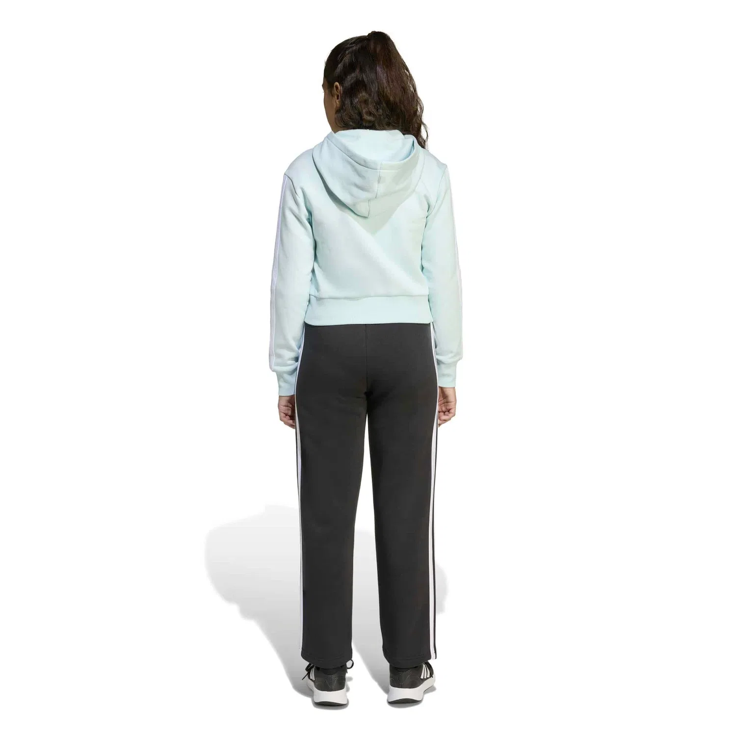 Детская футболка с принтом Adidas Sport Jg 3S Fl Ts 240, Роза / Блау — фото 3