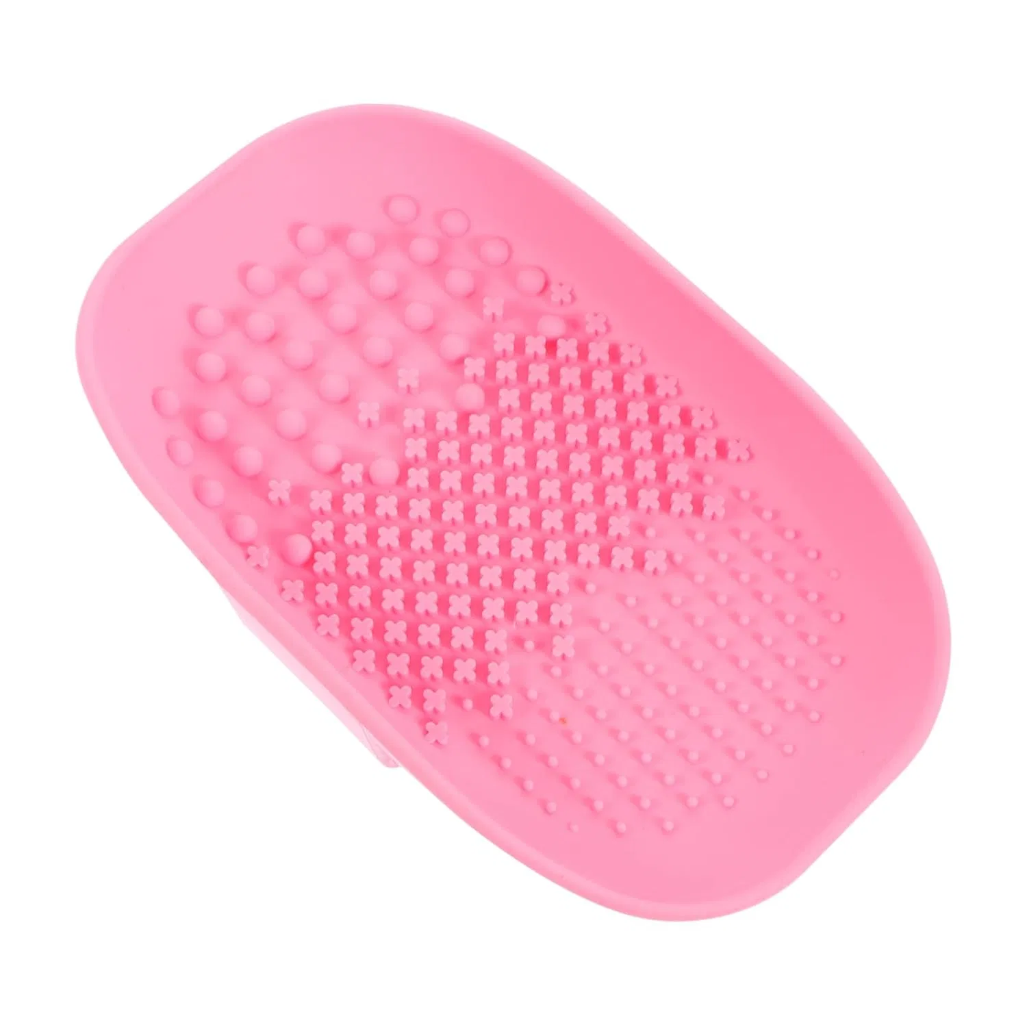 Щетка для чистки кистей Silicone Brush Cleaner Pad, DEARMAMY, 15x8.9x3.7 см, Pink
