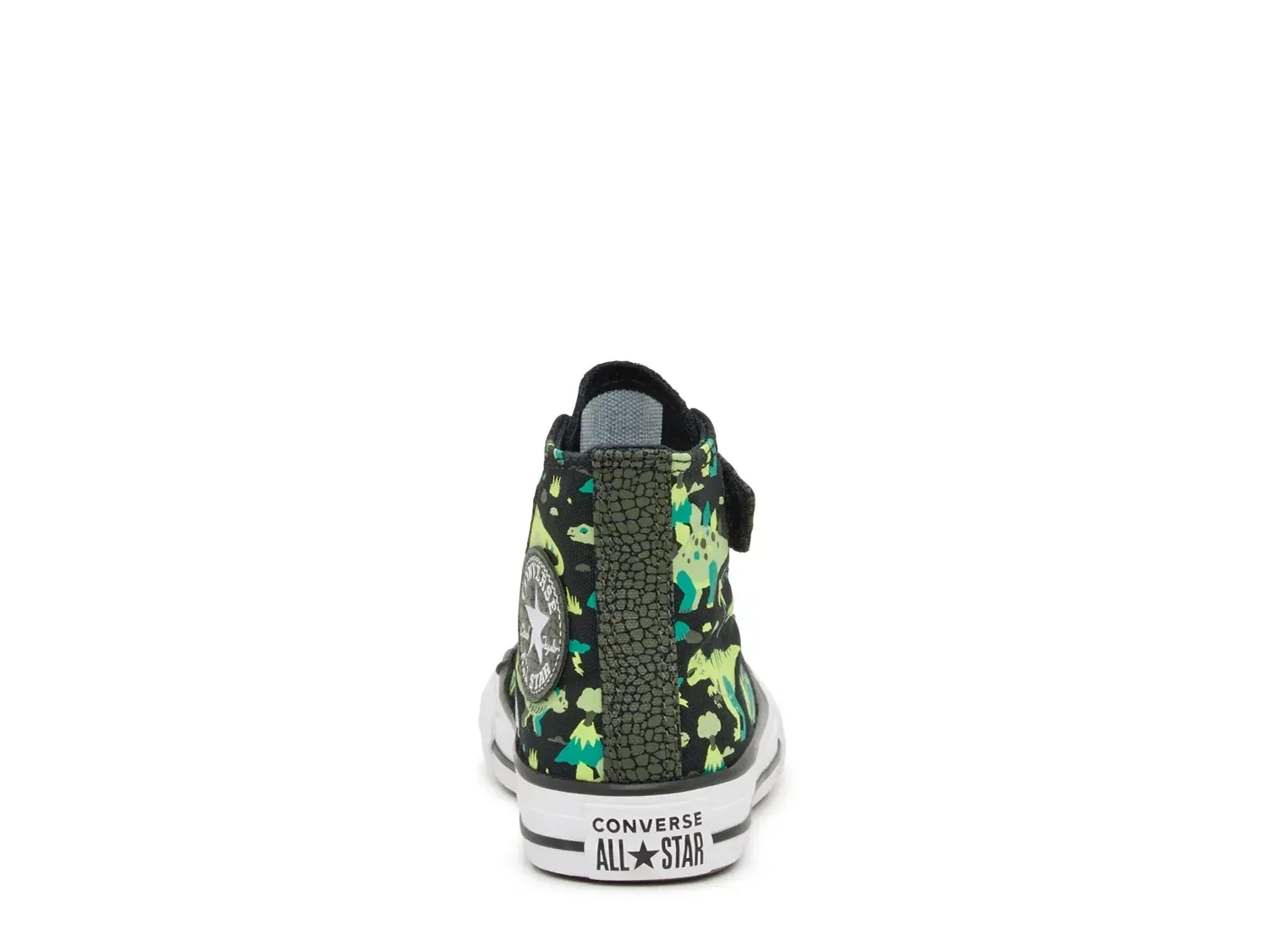 Кроссовки высокие Chuck Taylor All Star 1V Dino, Converse, черный с принтом динозавров — фото 4