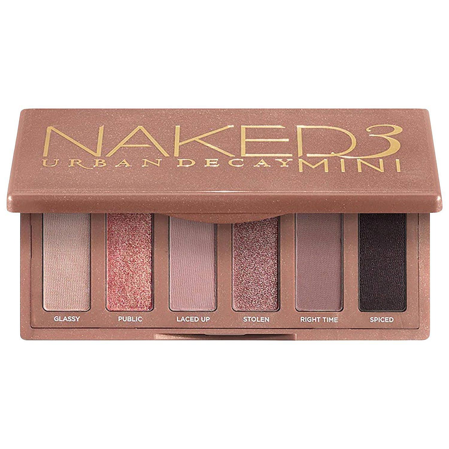 

Палетка теней для век Urban Decay Naked3 Mini, 6 оттенков