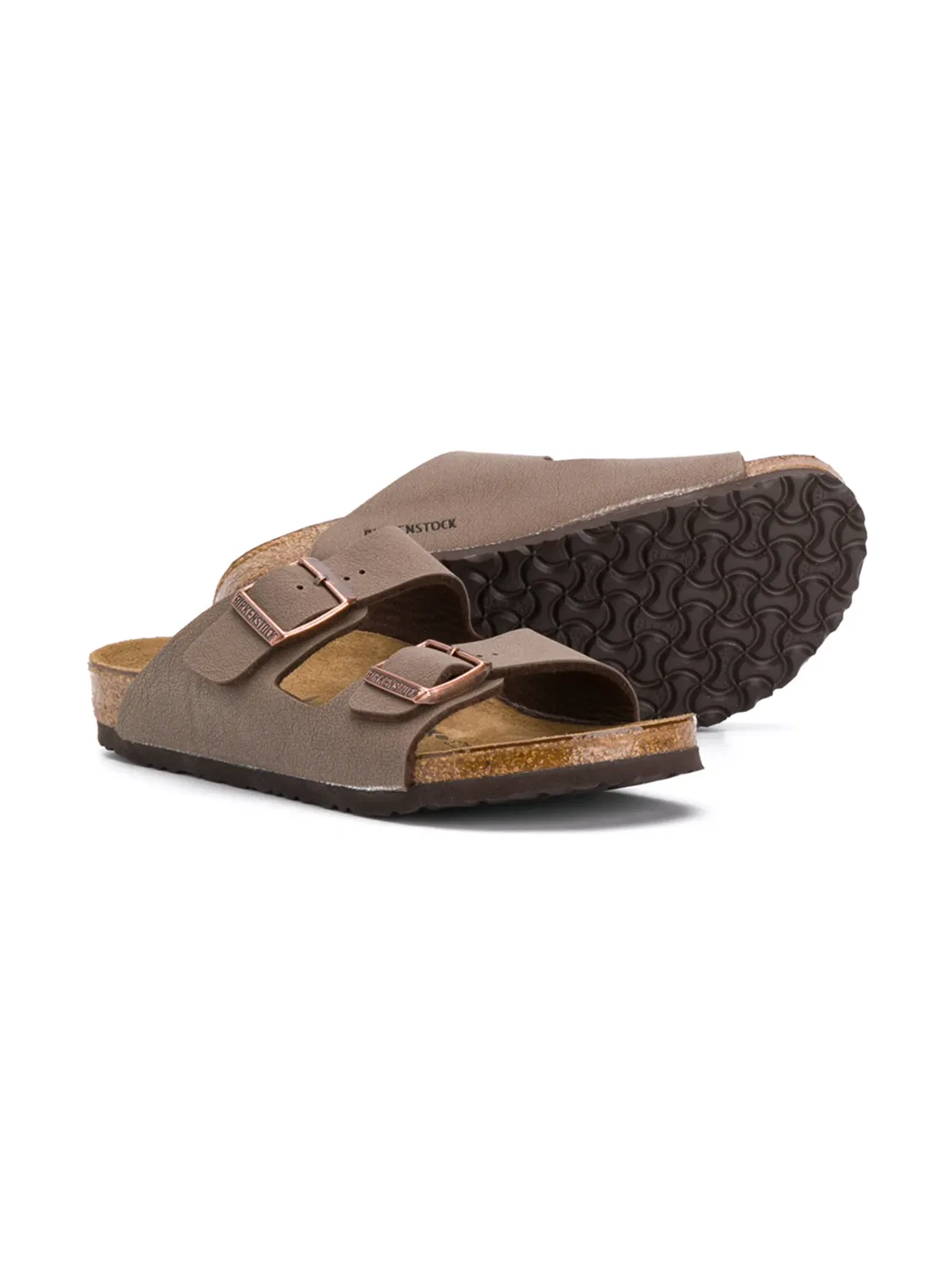Birkenstock Сандалии детские коричневые — фото 2
