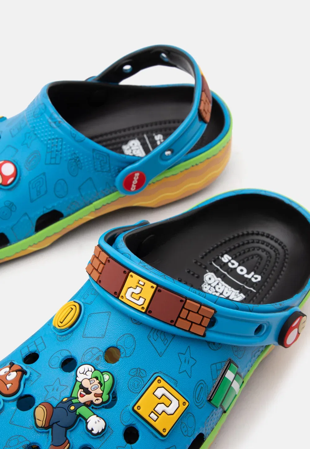 Тапочки Super Mario Core унисекс Crocs, Multi-Coloured — фото 3