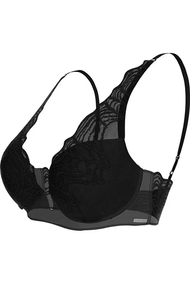 Женский бюстгальтер без поролона Calvin Klein, Black — фото 3