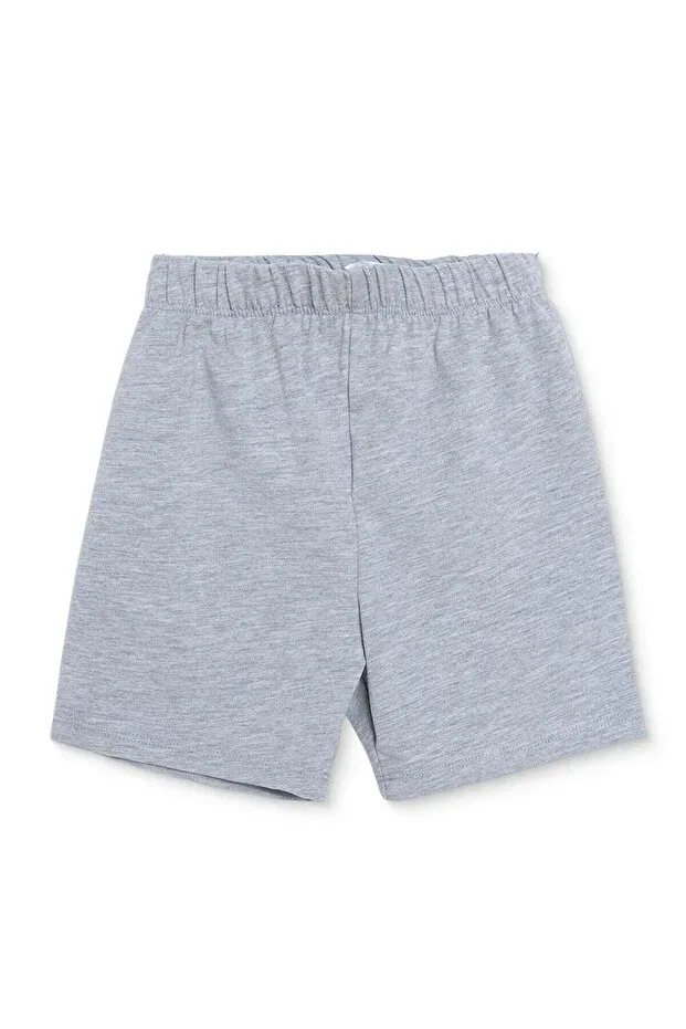Детские шорты для мальчиков с поясом Hellobaby, Ebebek Hello Baby, Gray Melange