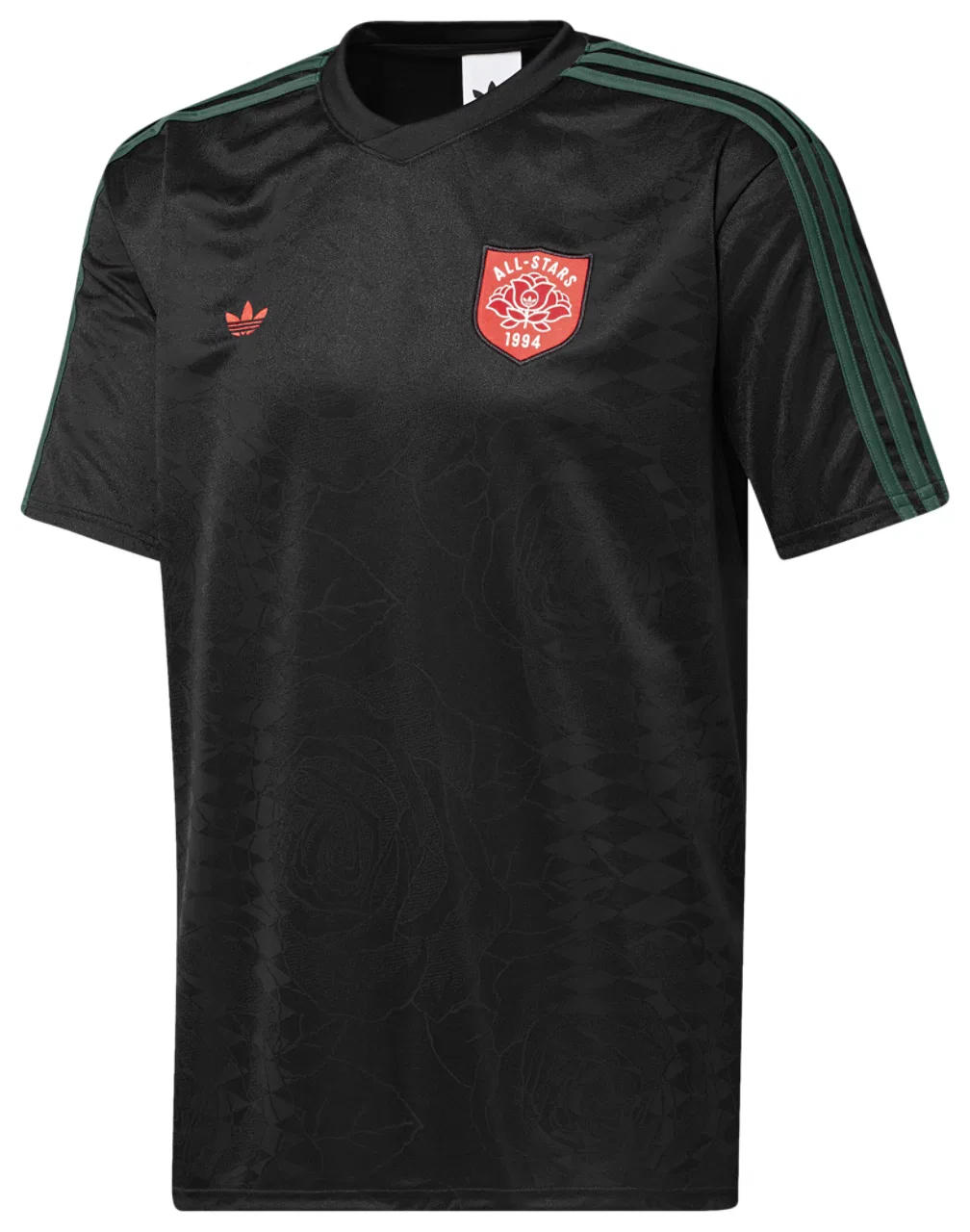Мужская джерси Roses Poly Adidas, черный/зеленый