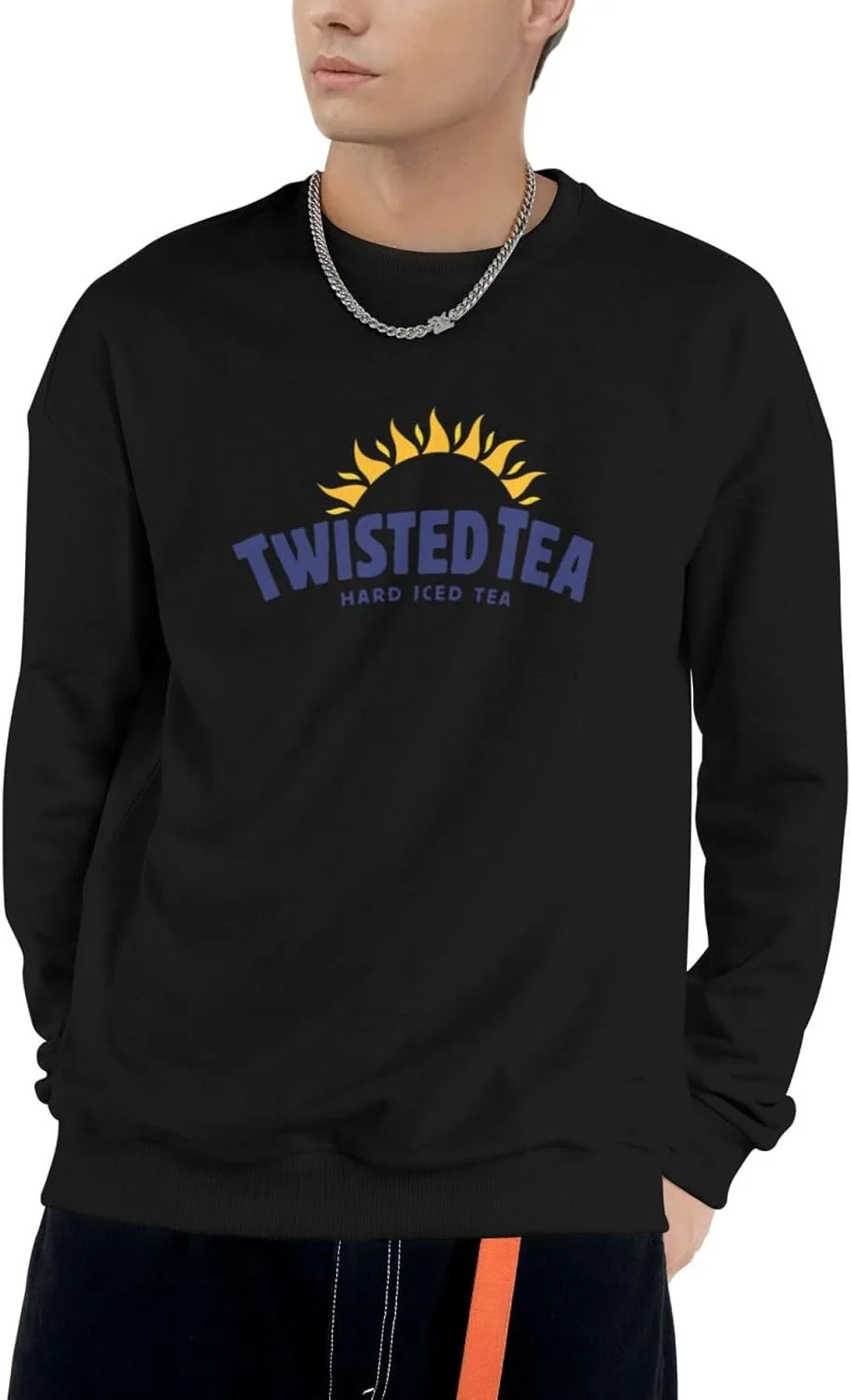 

Мужской свитшот Funny с длинным рукавом, белый ZHYSQY