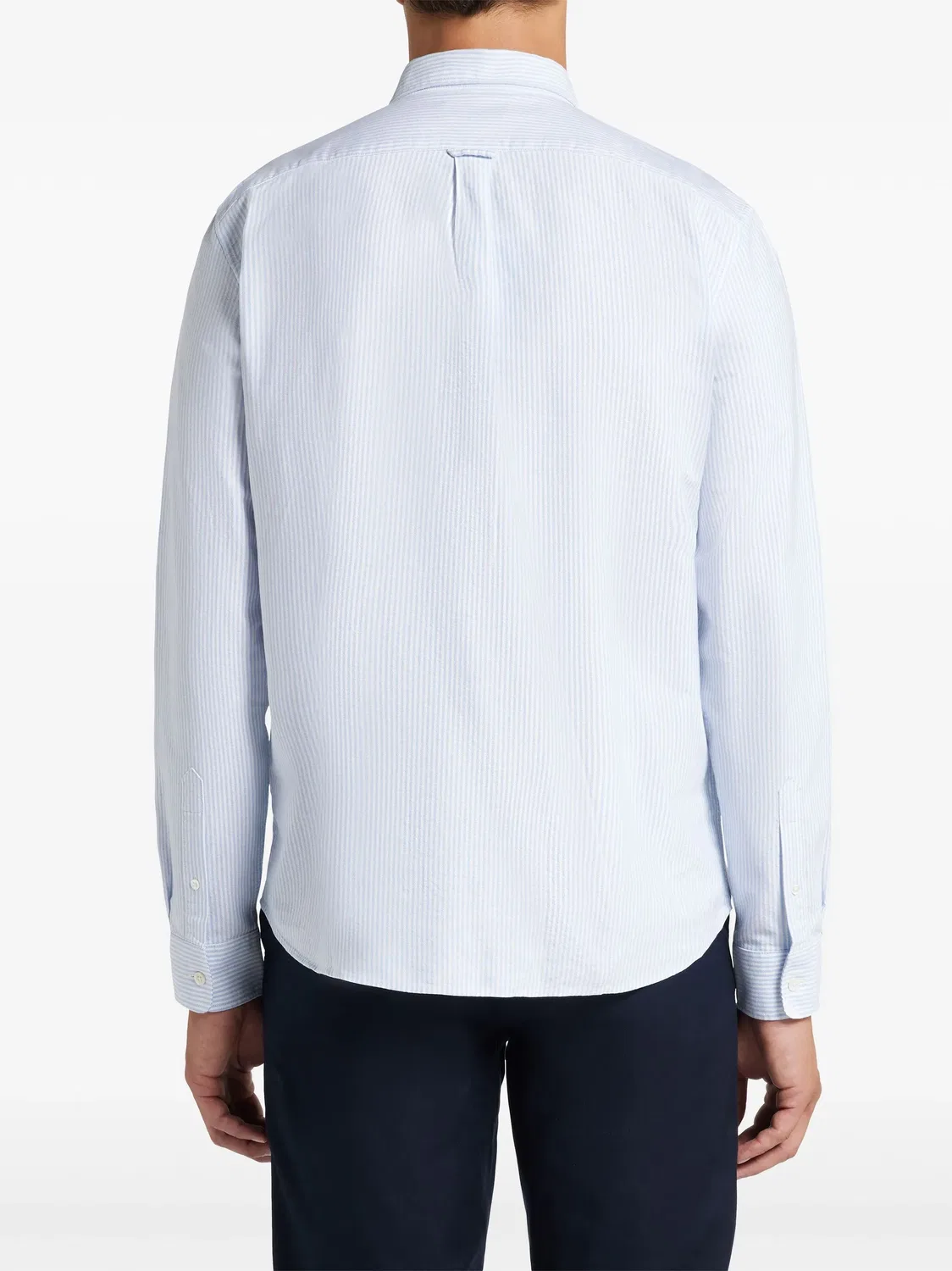 Рубашка из органического хлопка Lacoste, светло-голубой/белый — фото 4