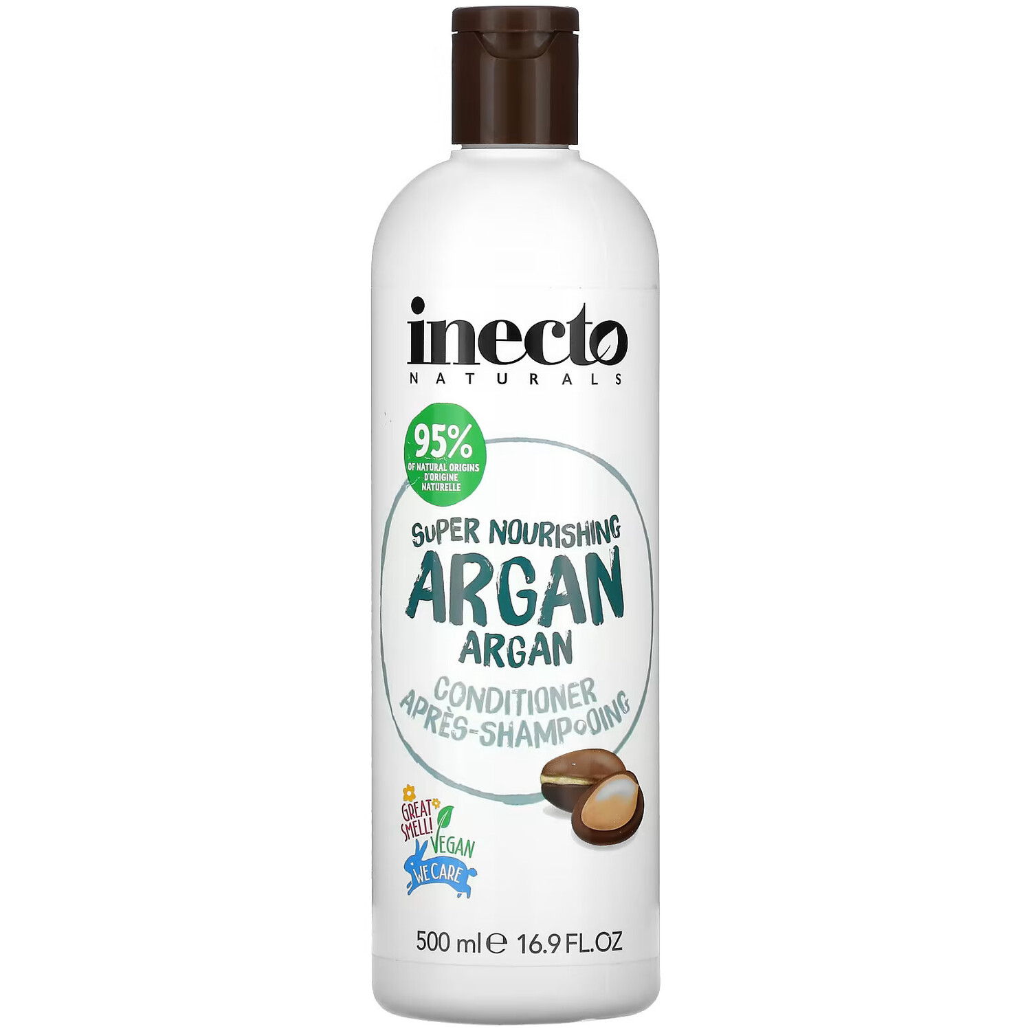 

Inecto, Super Nourishing Argan, кондиционер, 500 мл (16,9 жидк. Унции)