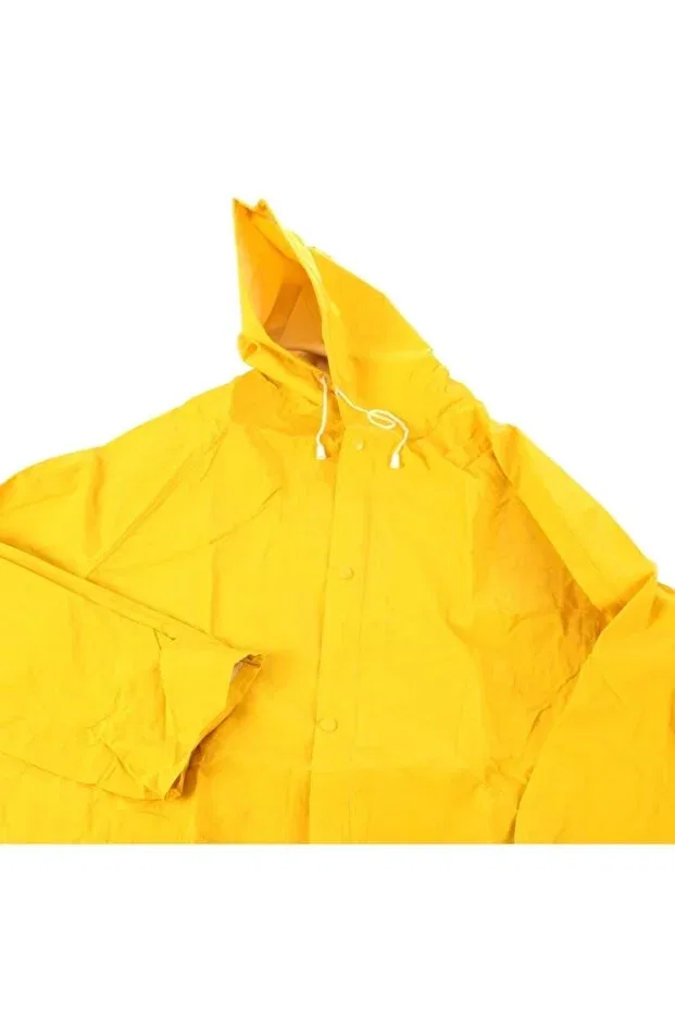Детский дождевик водонепроницаемый с капюшоном Murat Uygun, Yellow — фото 4