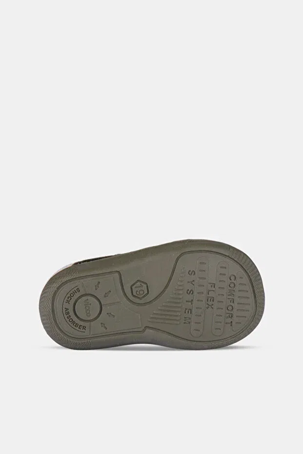 Детские ботинки для девочек на плоском ходу Vicco, Khaki — фото 4