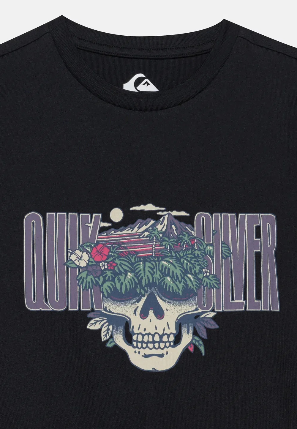 Футболка унисекс с принтом Paradise Point Quiksilver, Black — фото 3