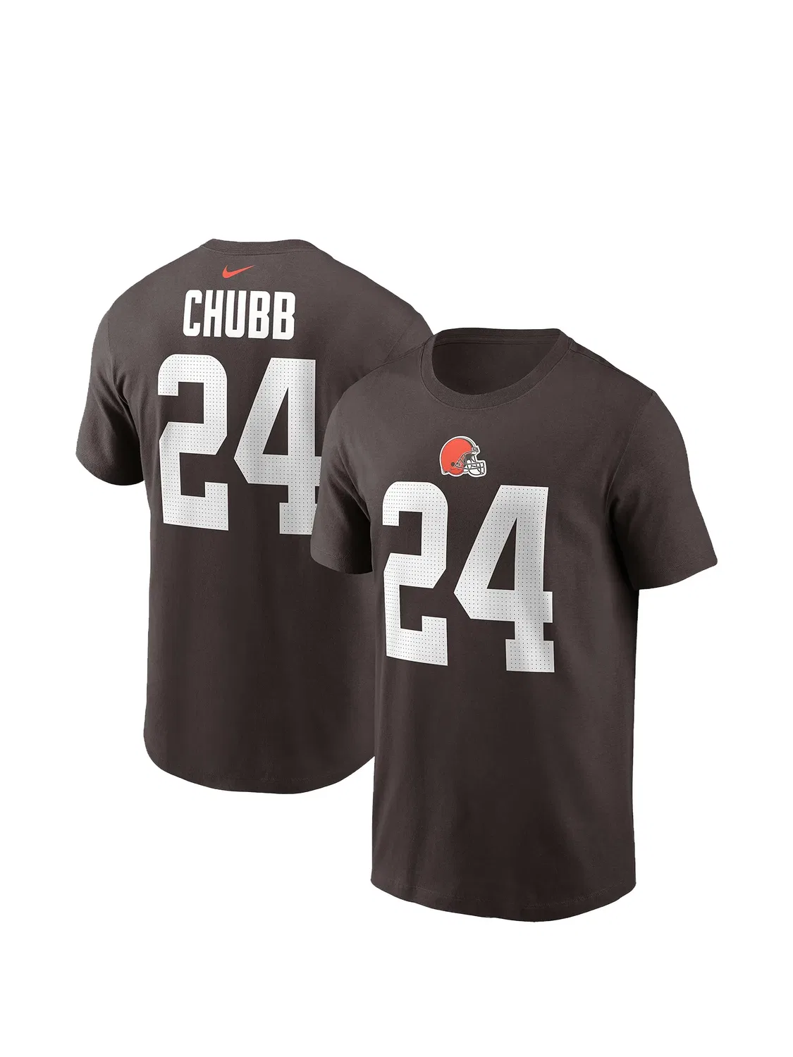Футболка Cleveland Browns Nike, коричневый — фото 2