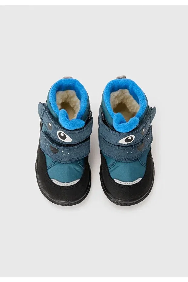 Детские ботинки для мальчиков с коротким каблуком Husky+ anatomical sole gore-tex waterproof children's boots Superfit, Blue — фото 3