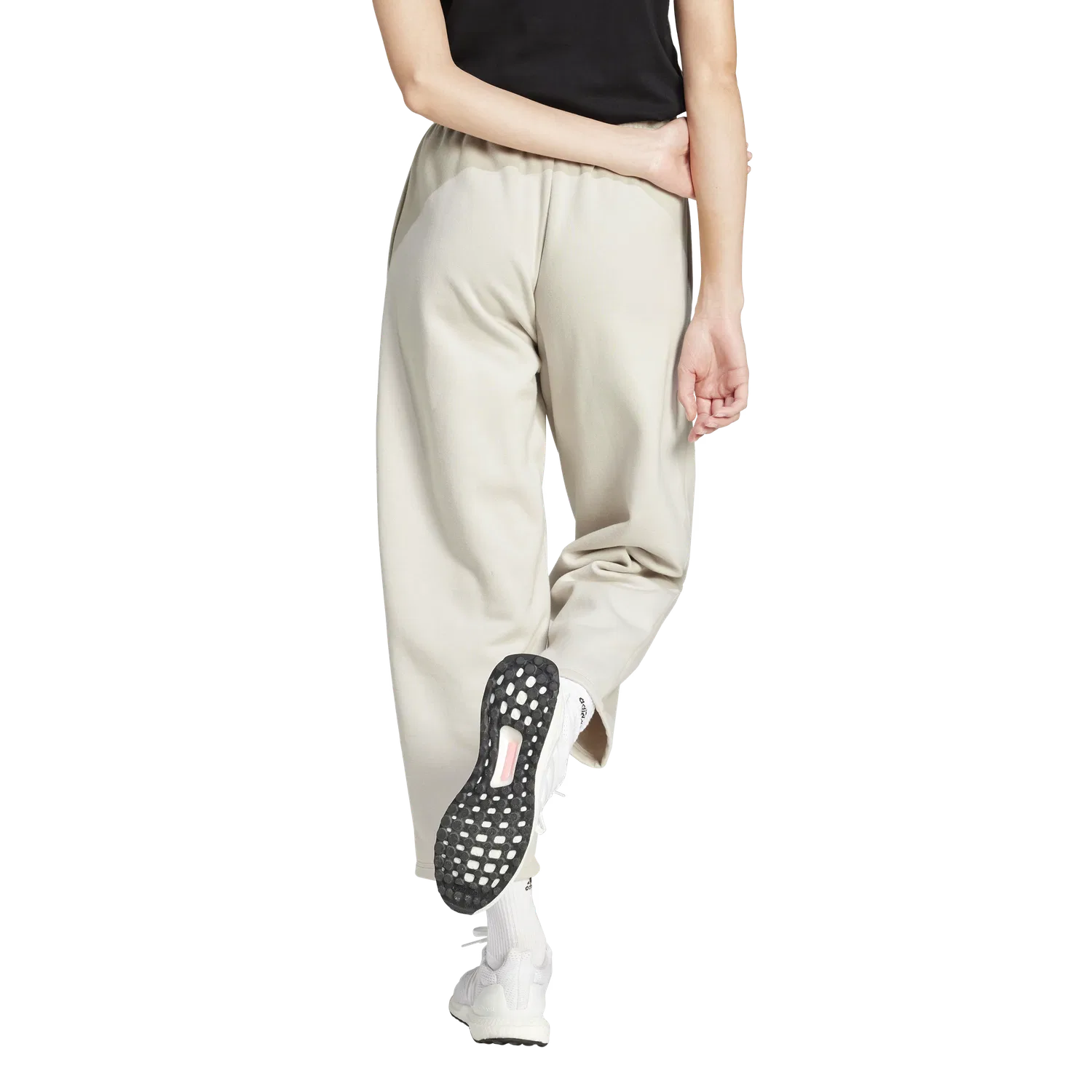 Женские спортивные штаны Adidas, кремовый — фото 3