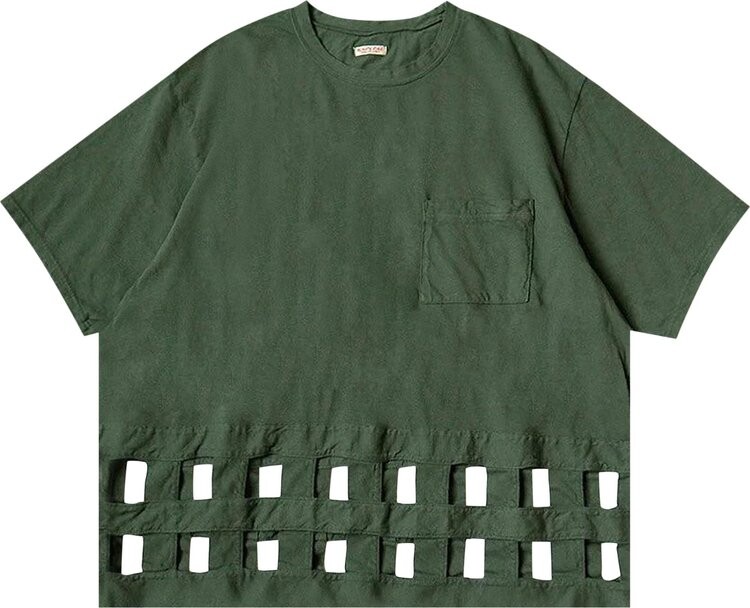 

Футболка Kapital 20 / -Jersey Windowpane T-Shirt Green, зеленый