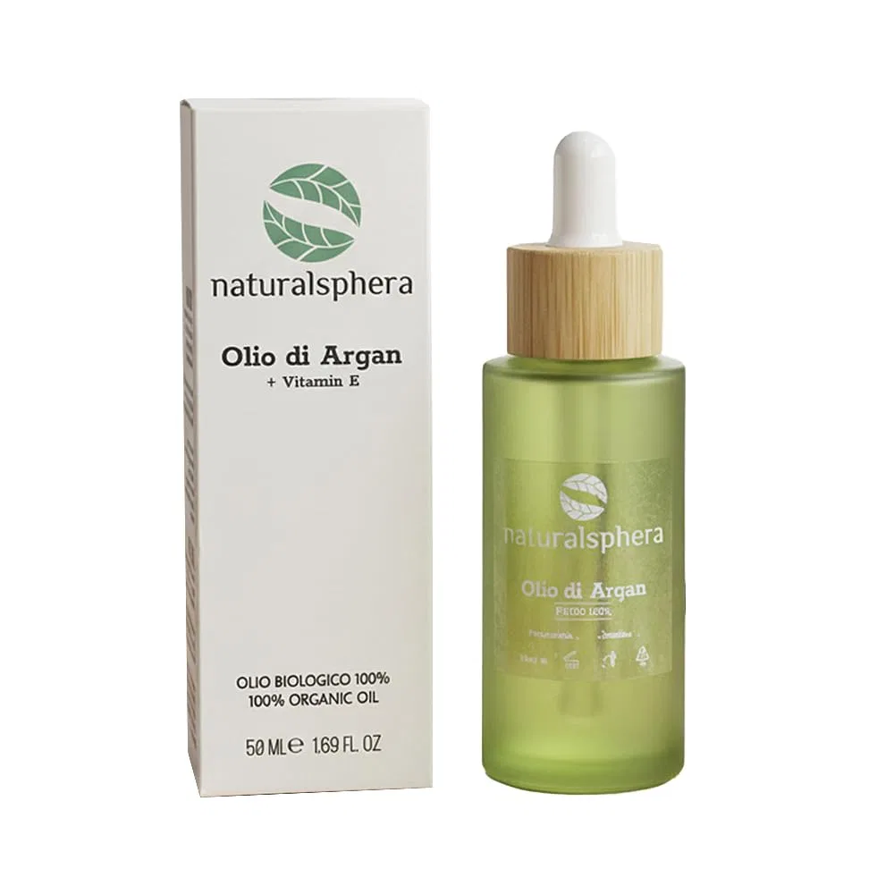 Масло для лица и тела Organic Argan Oil, NATURALSPHERA, 50 мл