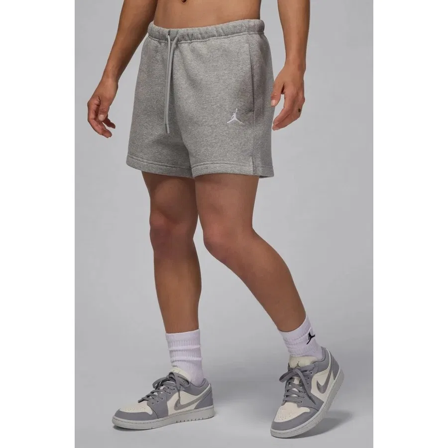 Шорты из футера Jordan Brooklyn Fleece Jumpman Woman Nike, Серый — фото 4
