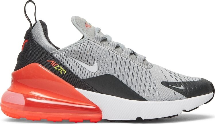 

Кроссовки Nike Air Max 270 GS 'Light Smoke Grey Crimson', серый