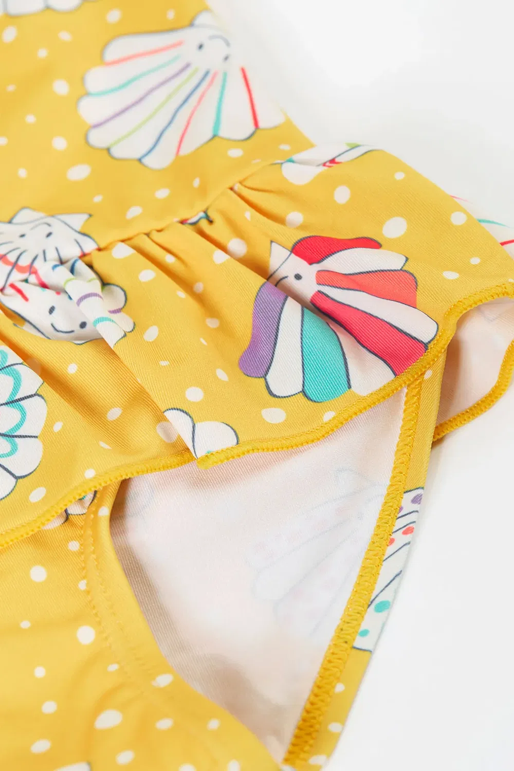 Детский купальник Little Coral Swimsuit Frugi, Yellow — фото 3