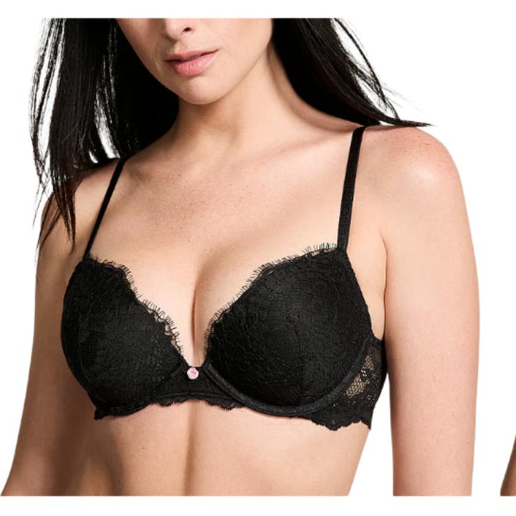 Бюстгальтер Victoria's Secret Dream Angels Lace Push-Up, черный