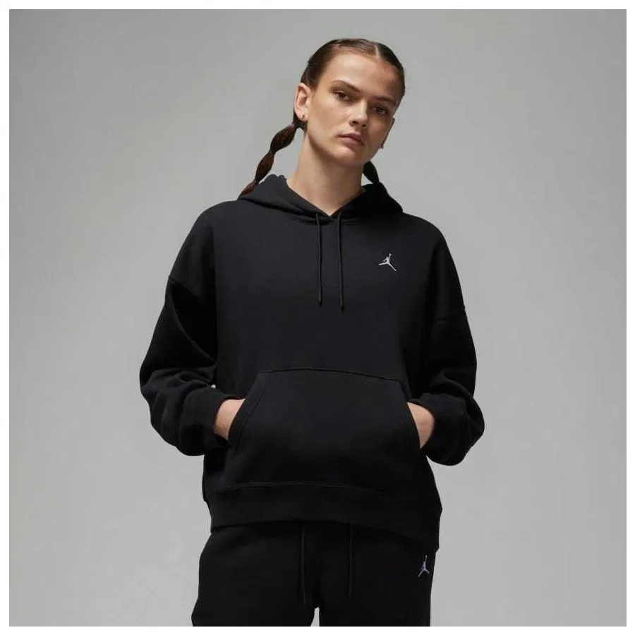 Женский свитшот с капюшоном Brooklyn Fleece Pullover Nike, Черный