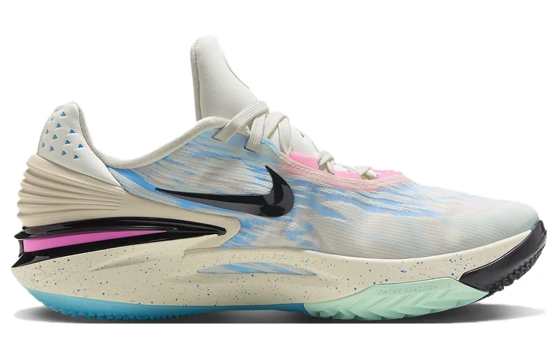 Кроссовки Nike Zoom GT Cut 2, светло-серый/голубой/розовый — фото 2