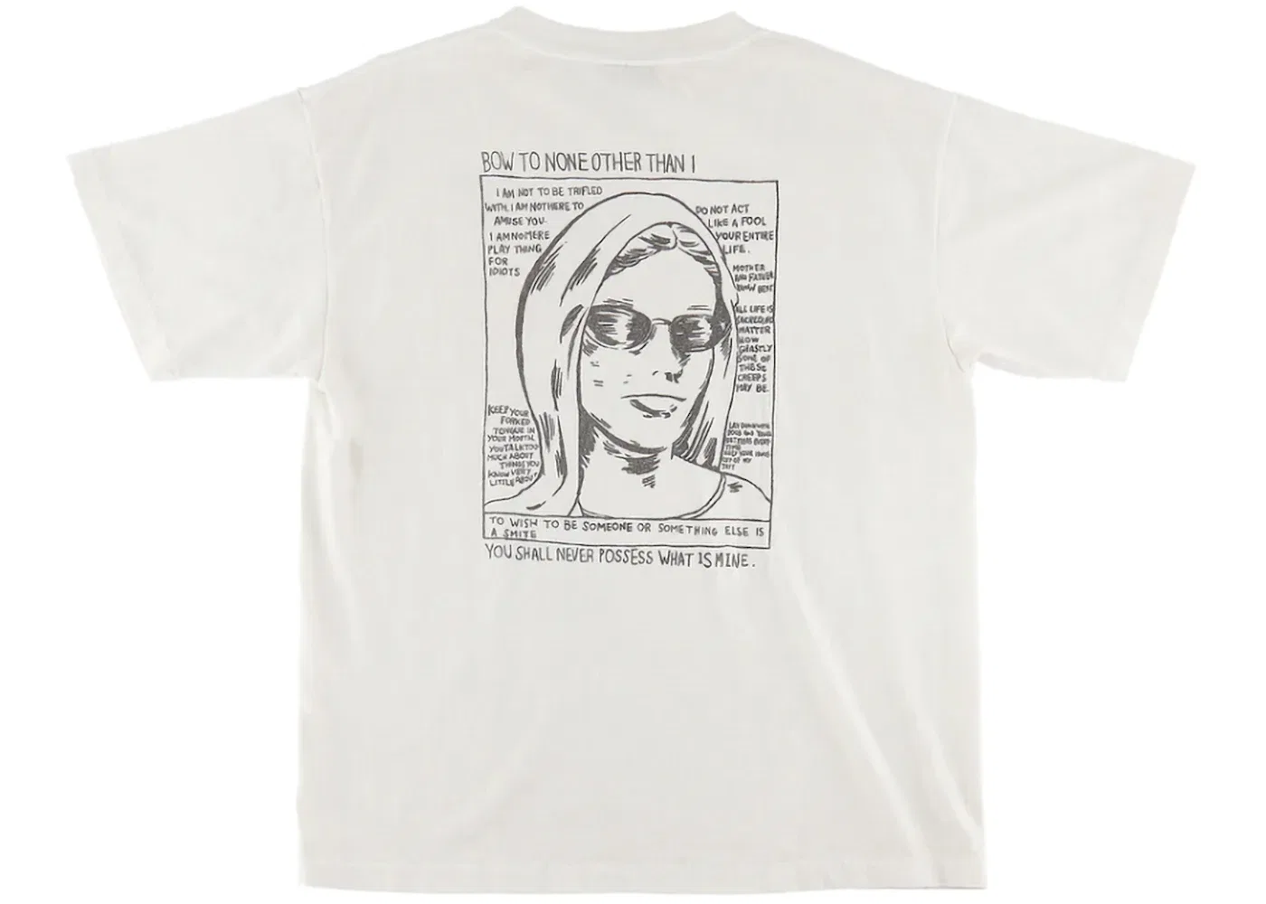 Детская футболка с принтом Saint Mxxxxxx T-Shirt, Vintage White — фото 2