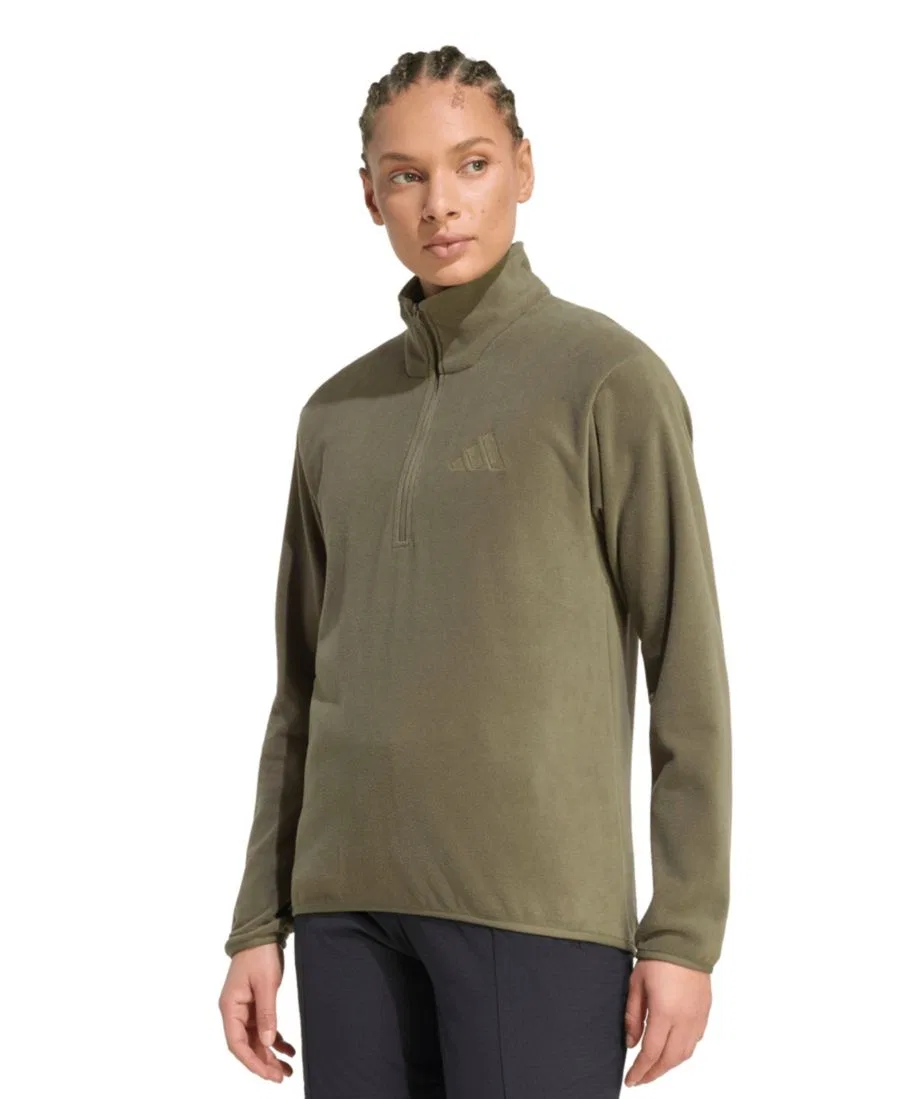 Флисовая куртка с полузамком Terrex Multi Essentials adidas, Olive Strata