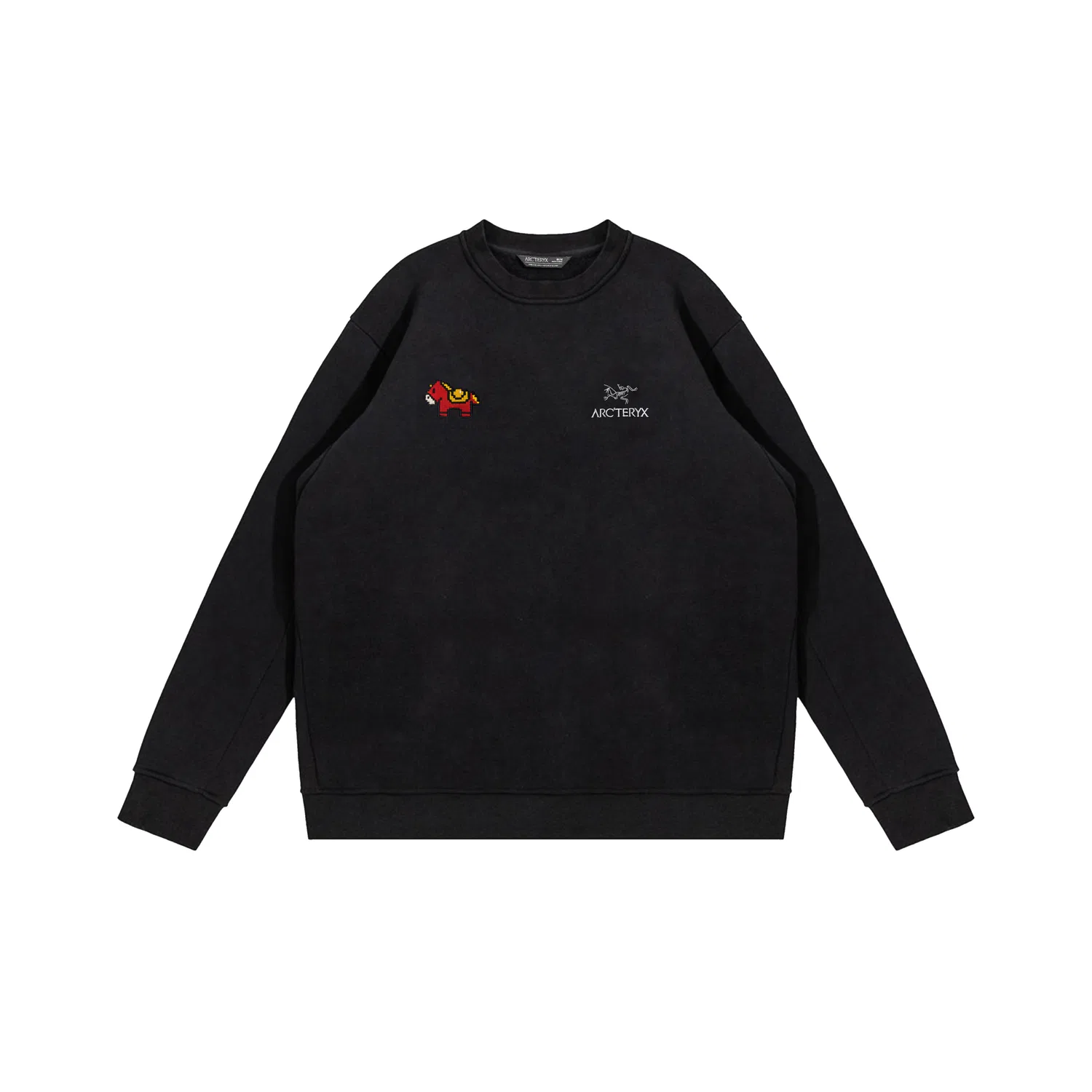 Мужской свитшот с принтом Arcteryx, Black