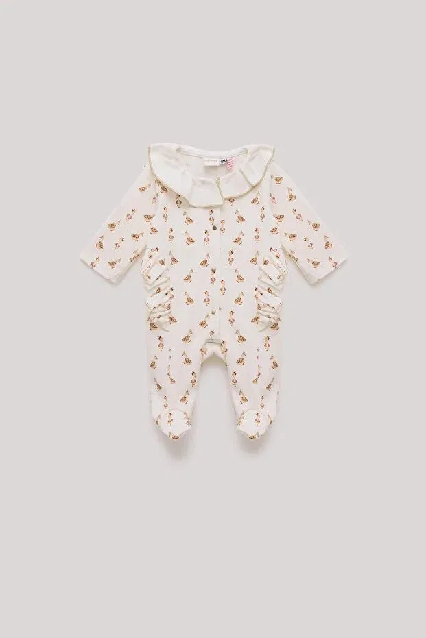 Детский комбинезон для девочек с длинным рукавом Layette, Patterned