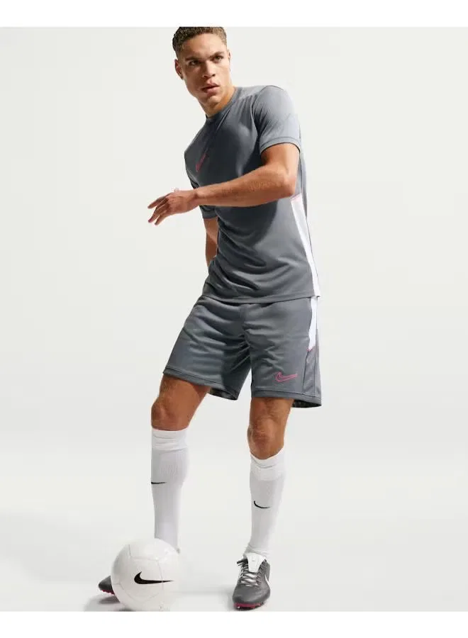 Шорты спортивные с технологией Dri-Fit Academy Nike, серый — фото 4