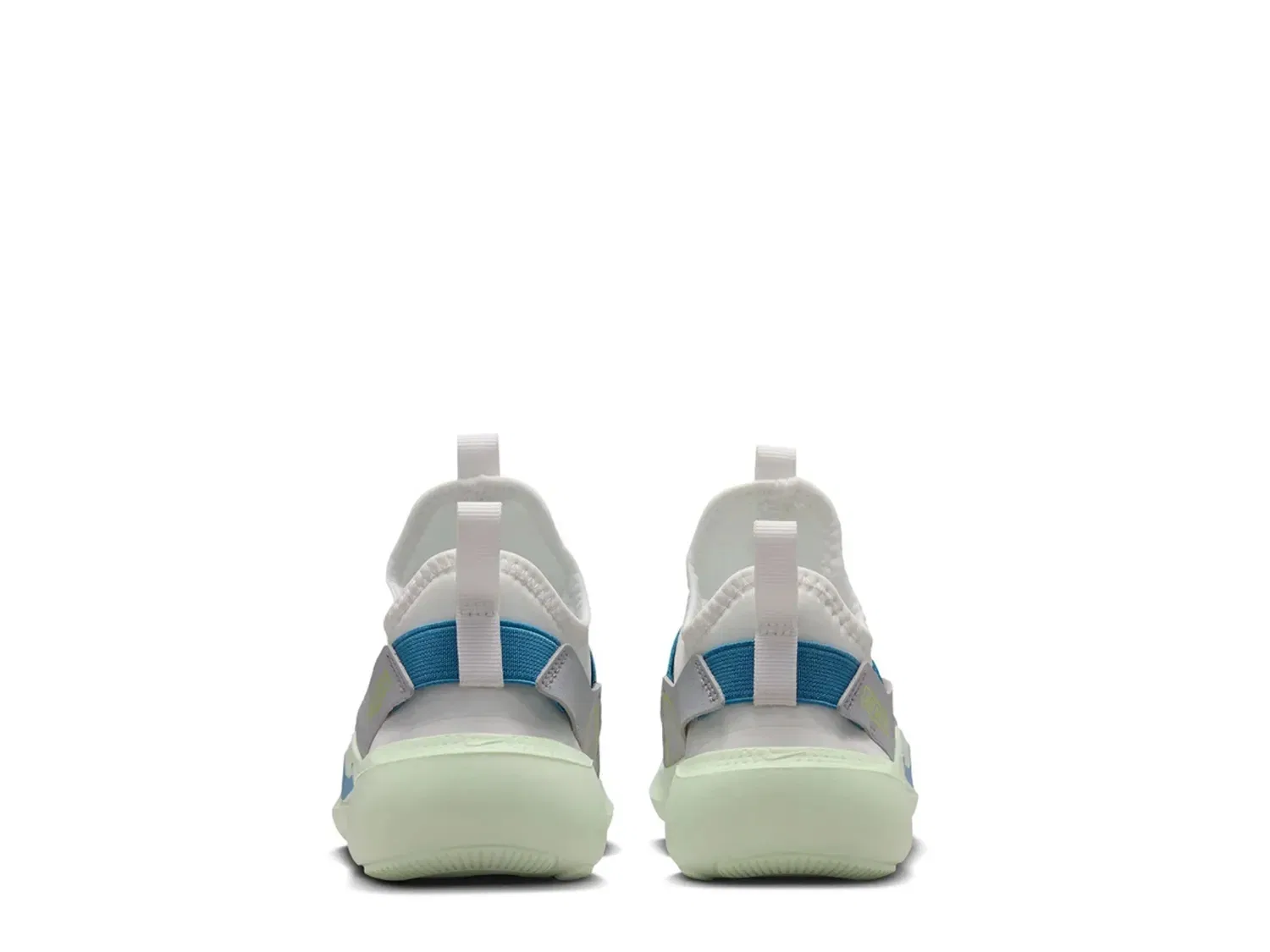 Кроссовки Flex Runner 4 Slip-On, Kids', Nike, белый/синий — фото 2