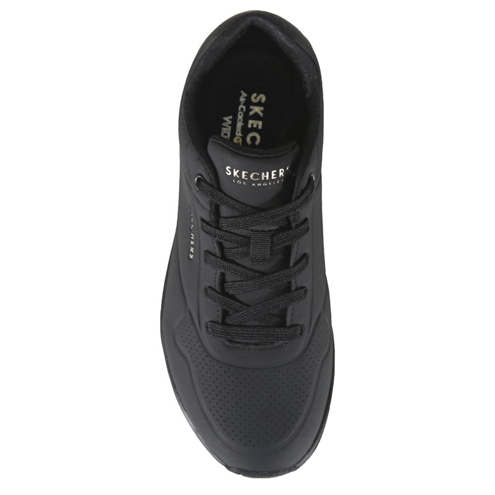 Женские кроссовки Street Uno среднего/широкого размера Skechers, черный — фото 4